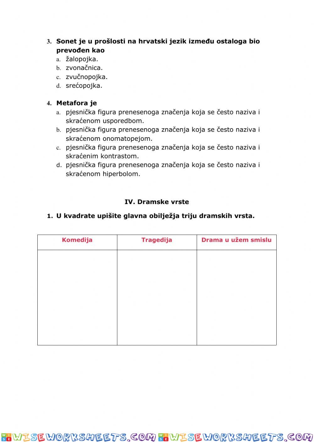 worksheet