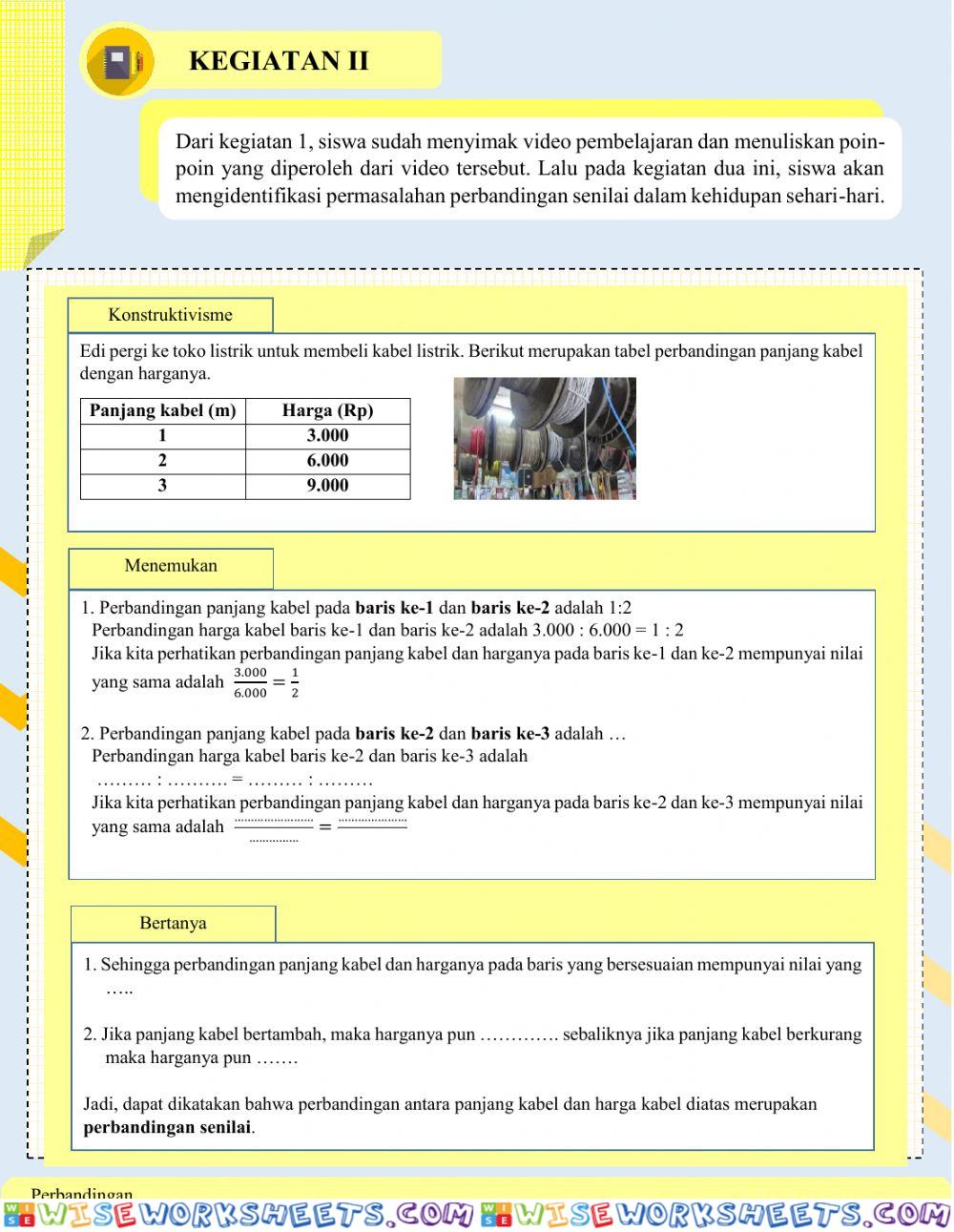 worksheet