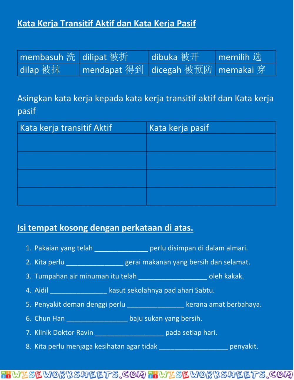 Bahasa Melayu Tahun Empat