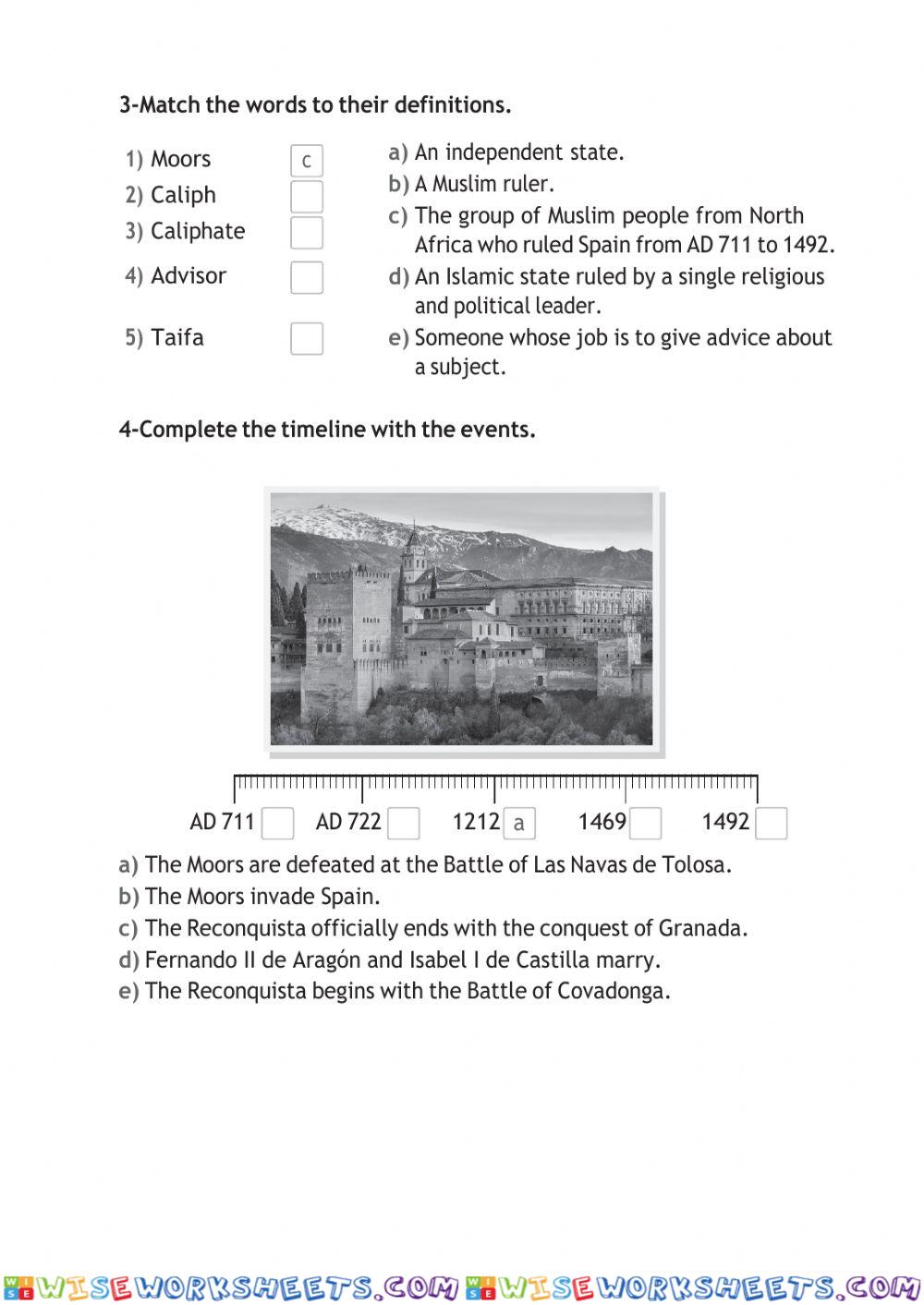 worksheet