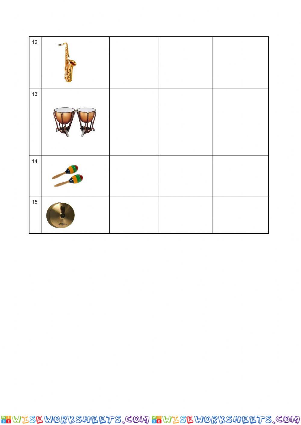 worksheet