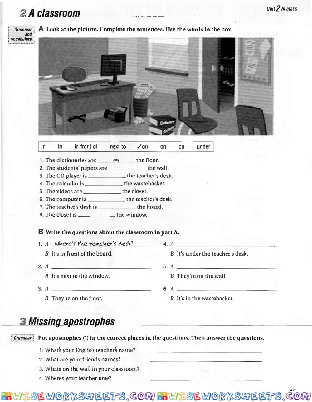 worksheet