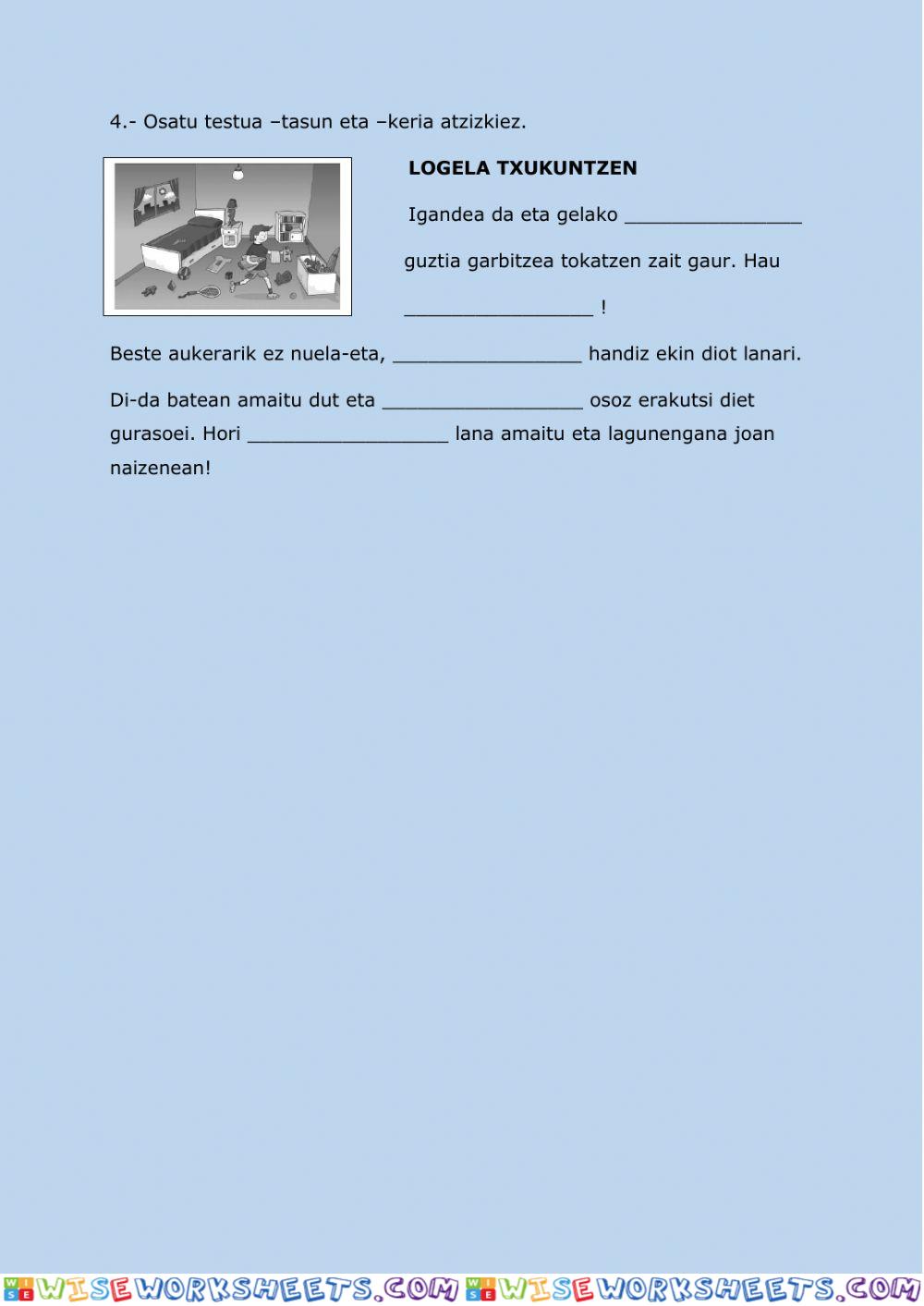 worksheet