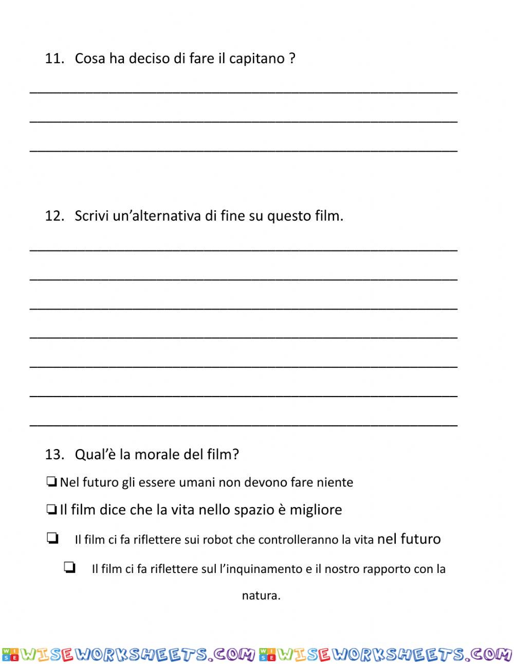 worksheet