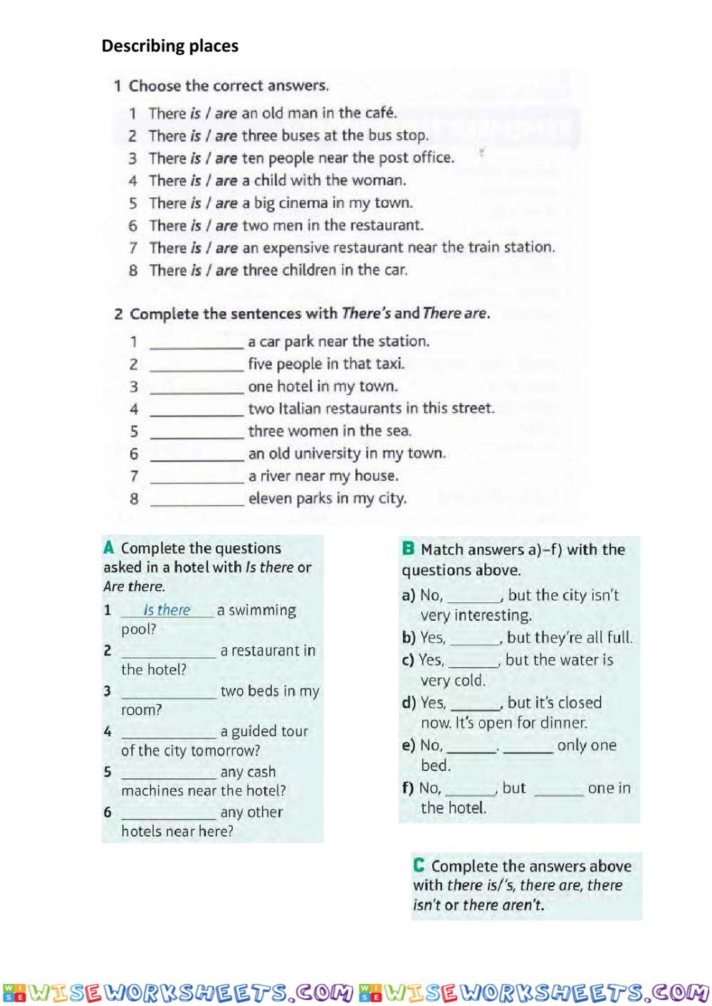 worksheet