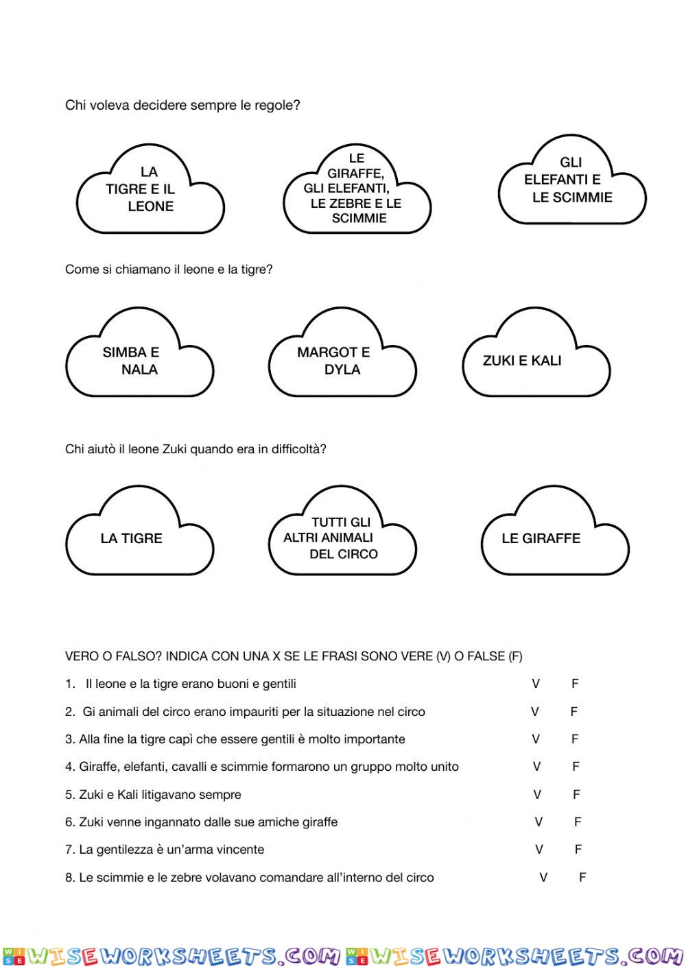 worksheet