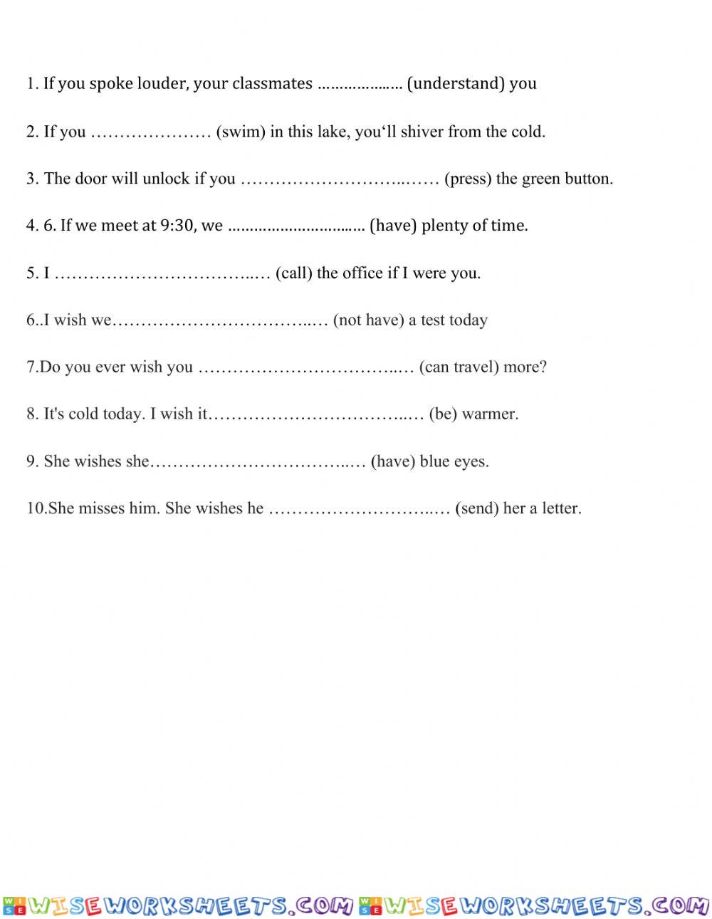 worksheet