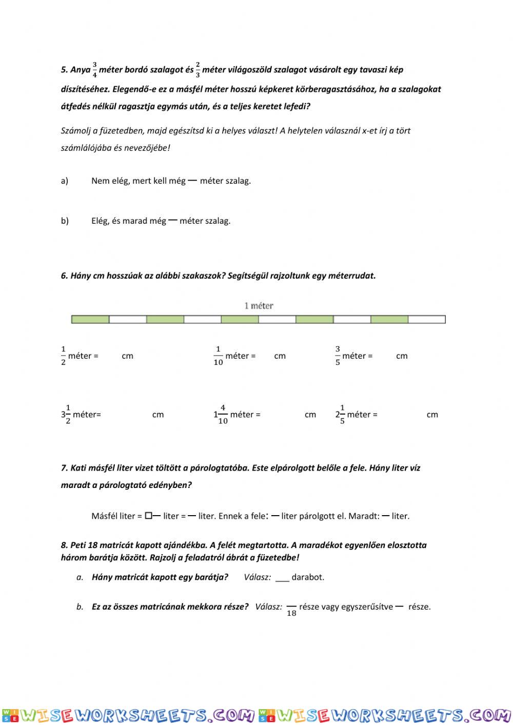 worksheet