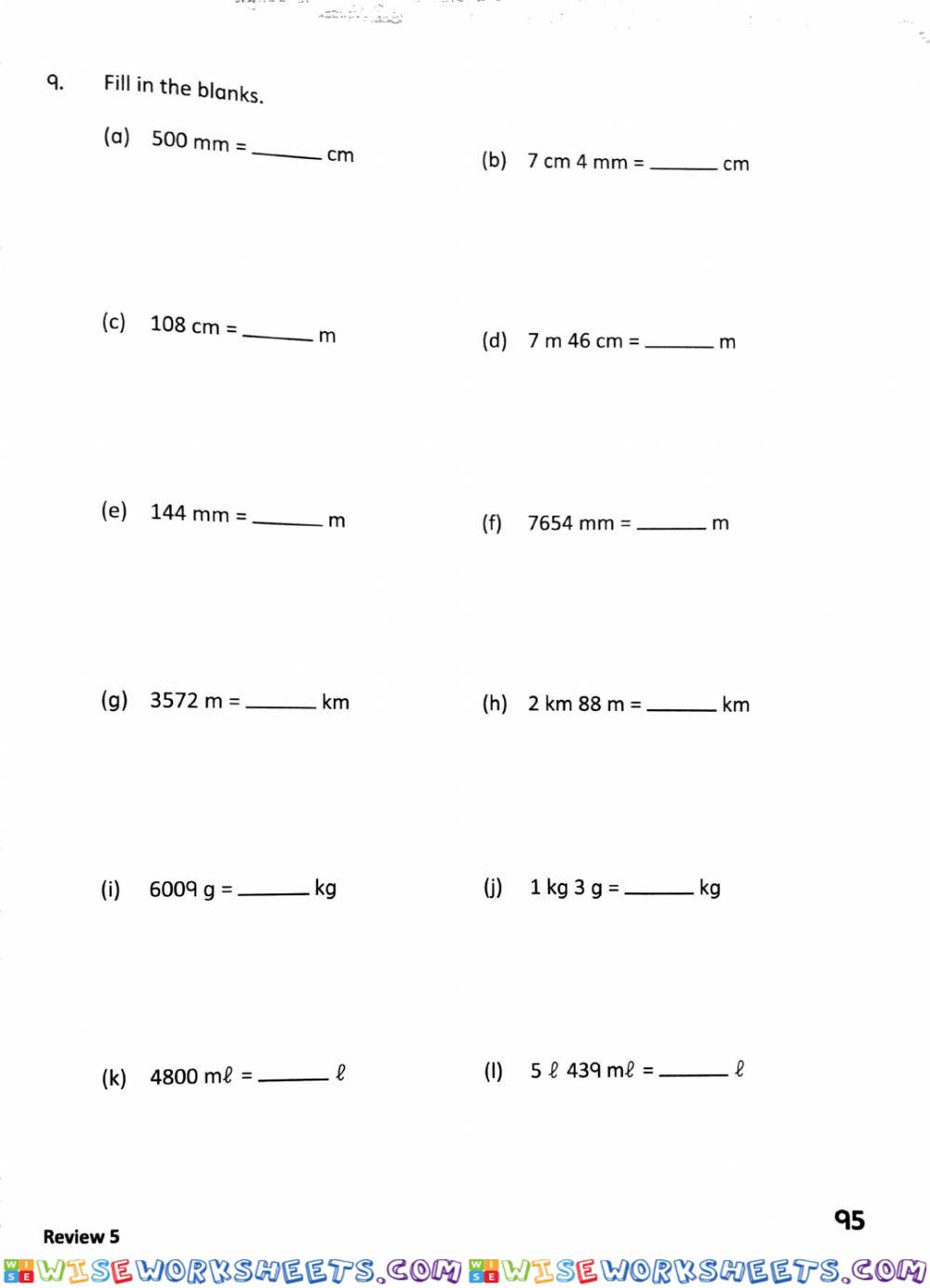 worksheet