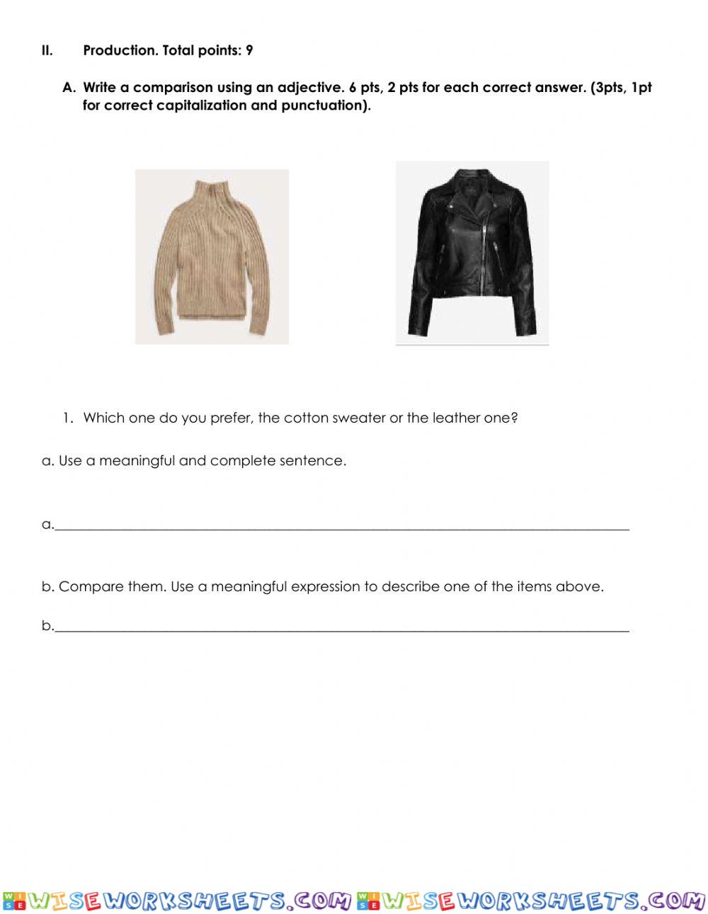 worksheet