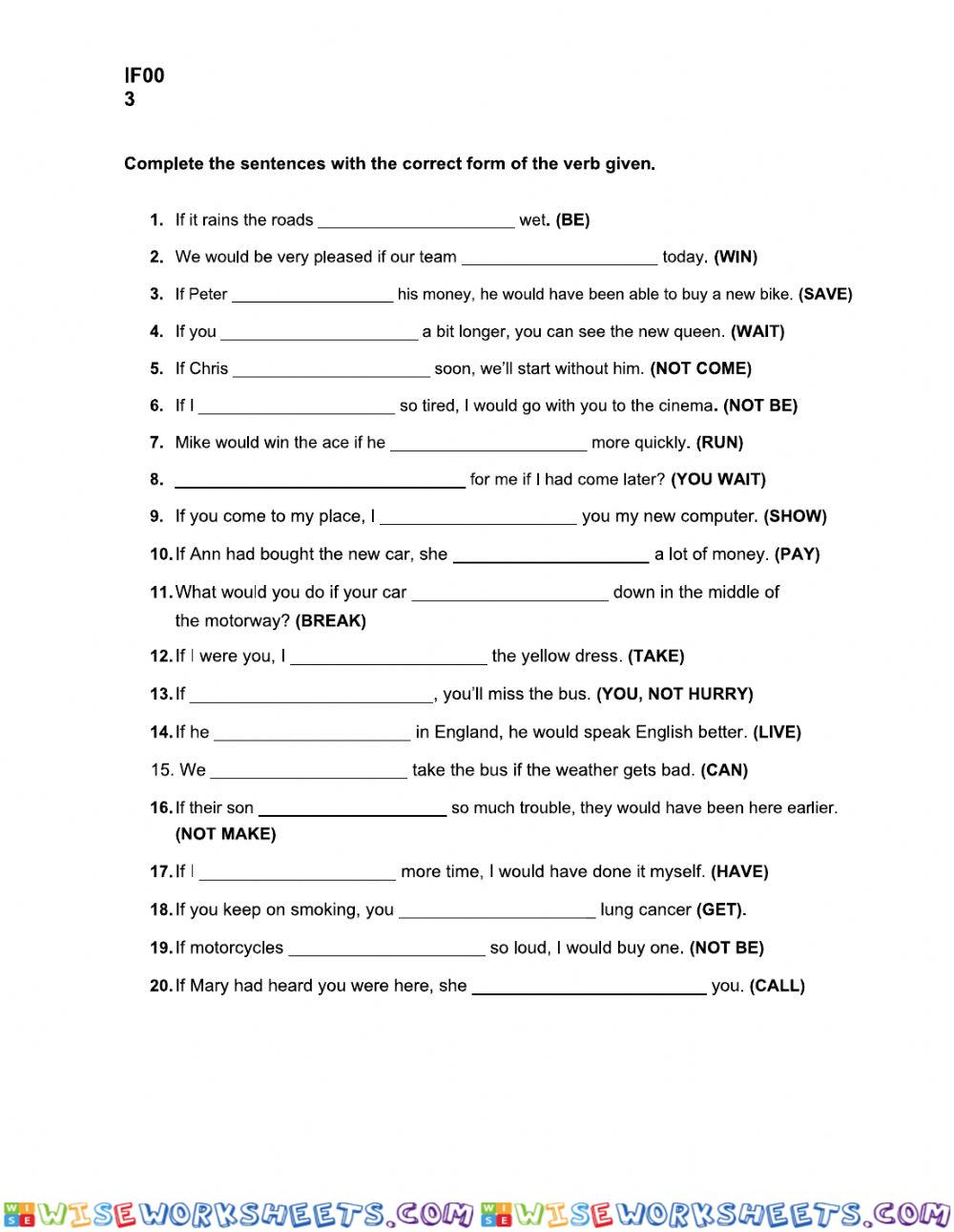 worksheet