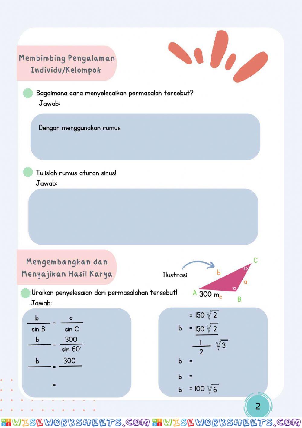 worksheet