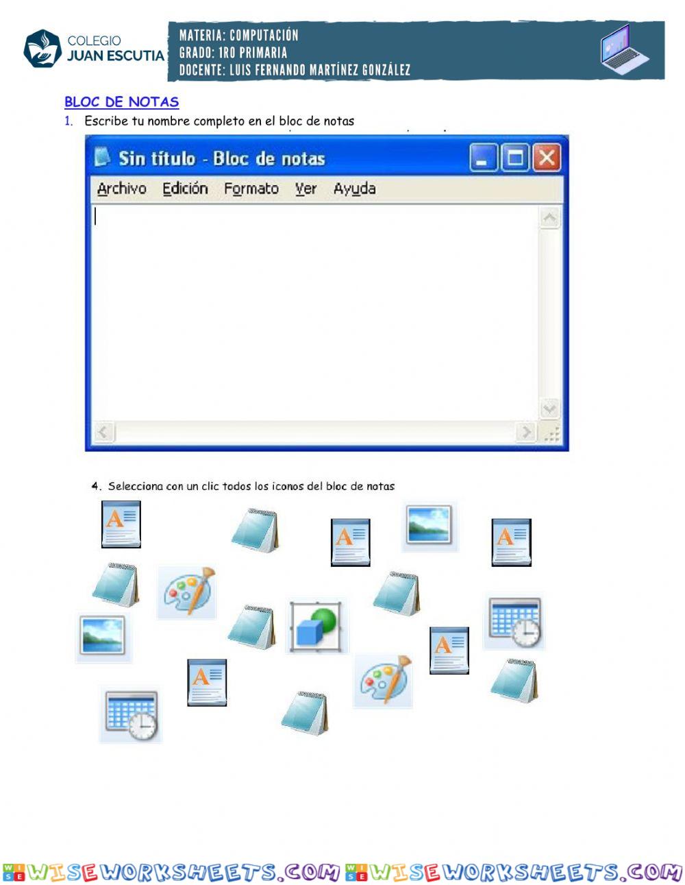 worksheet