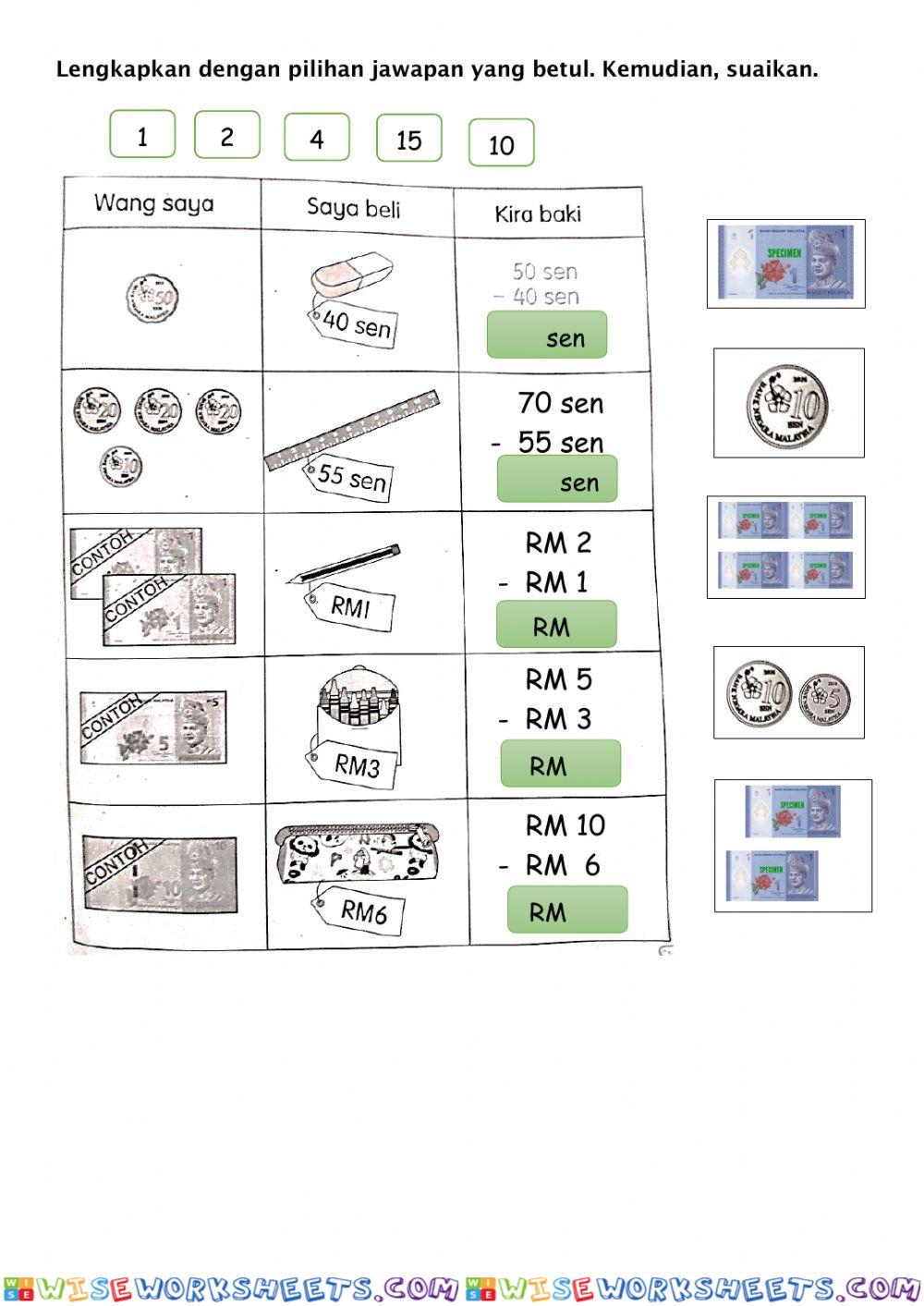 worksheet
