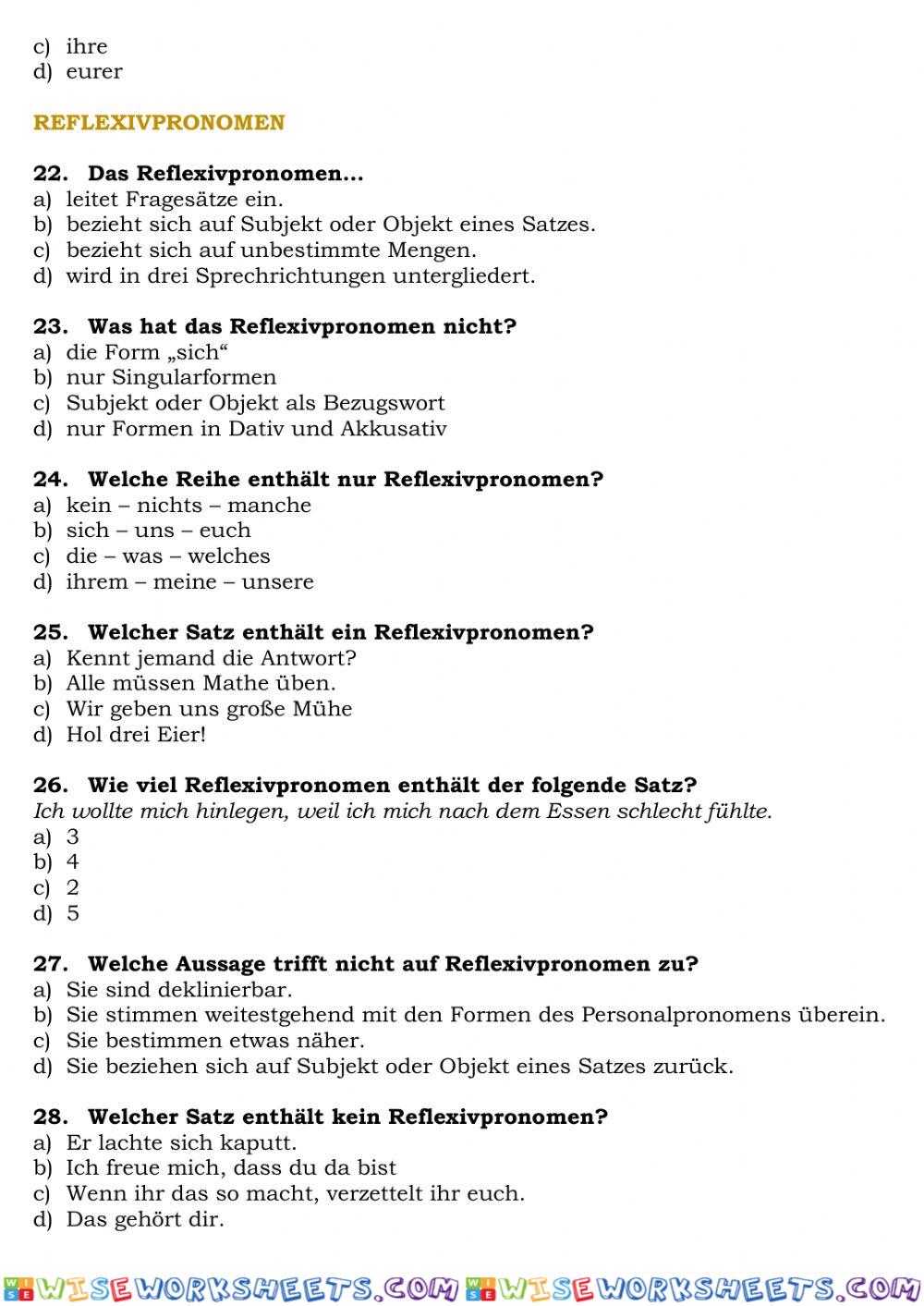 worksheet