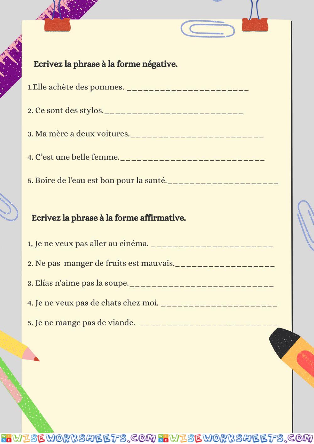 La négation