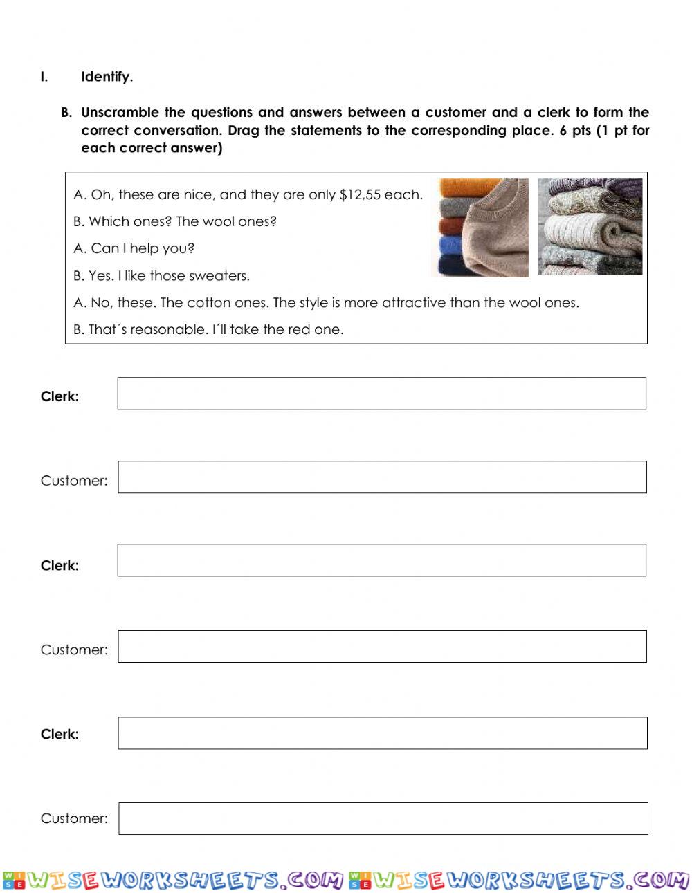 worksheet