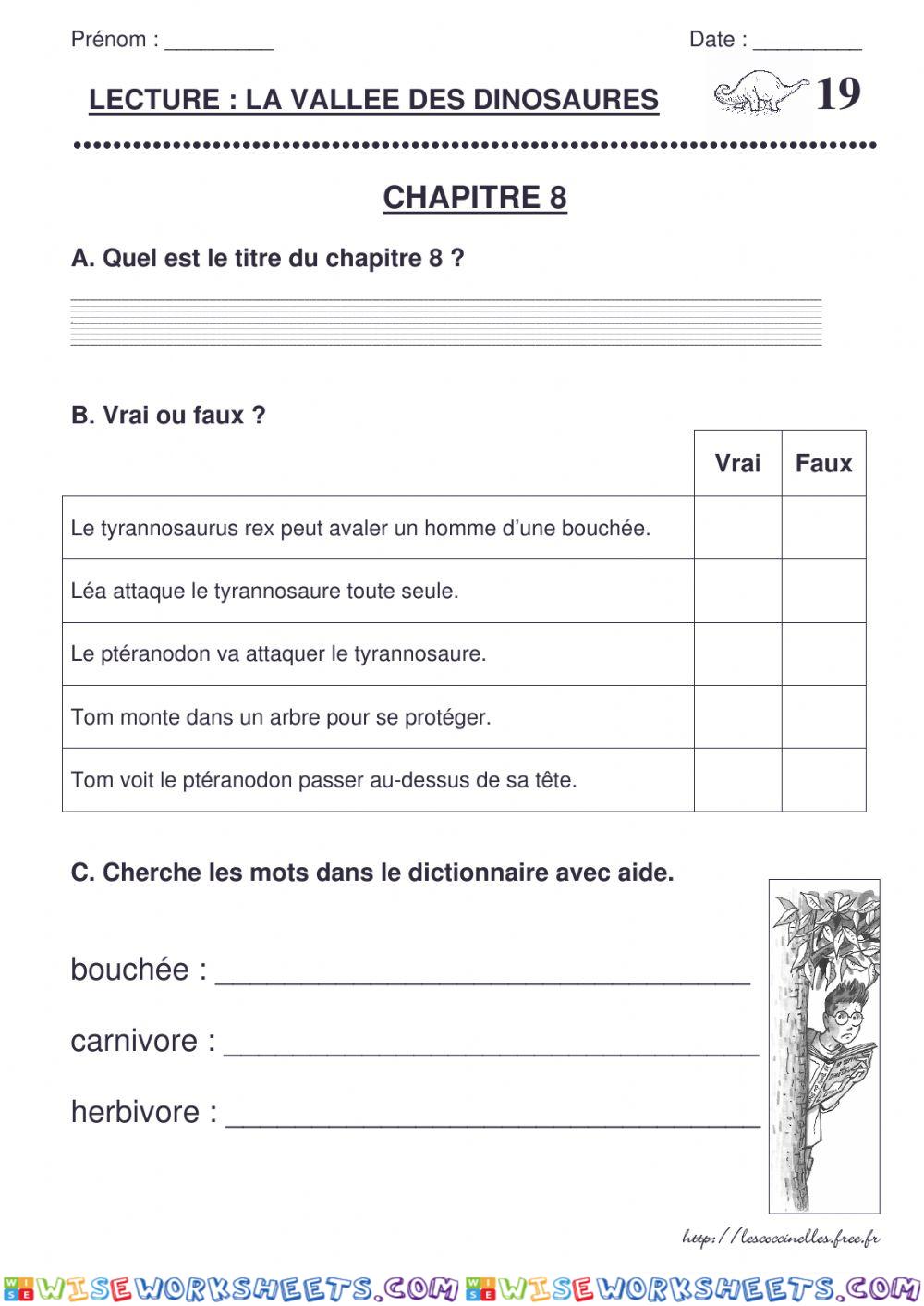 Chapitre 8-La vallée des dinosaures.