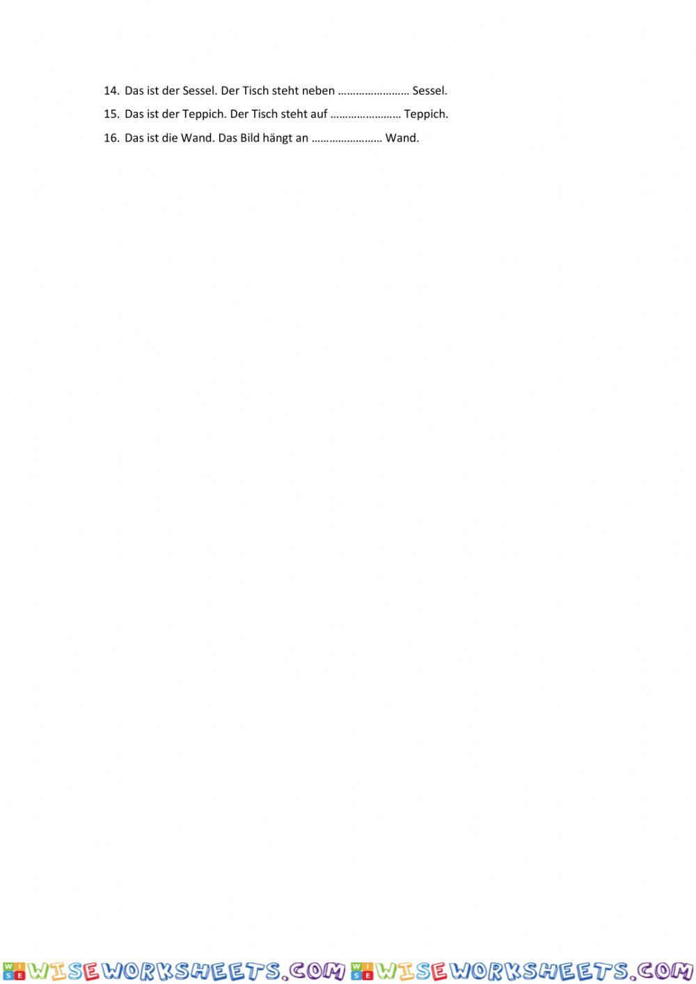 worksheet
