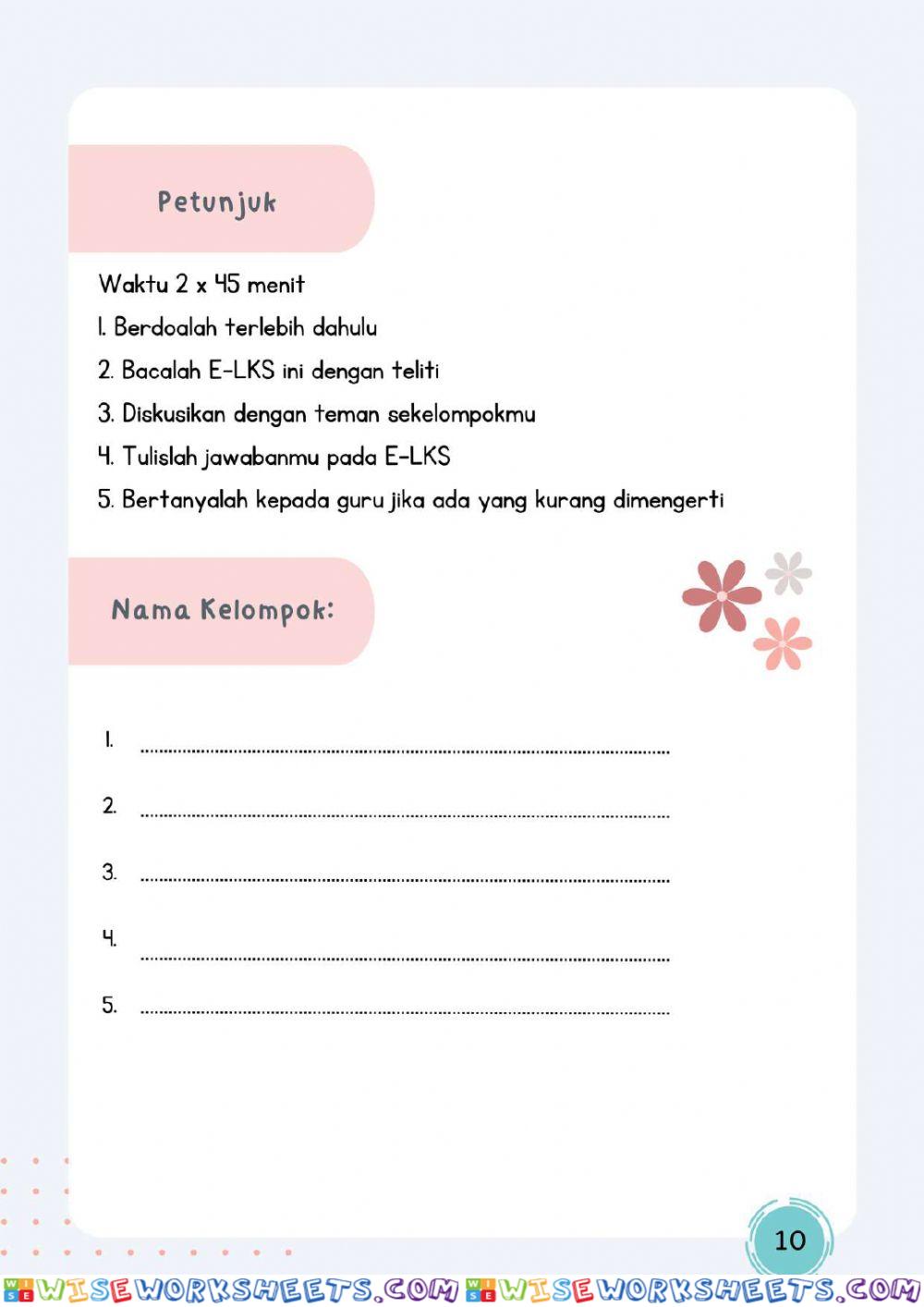 worksheet