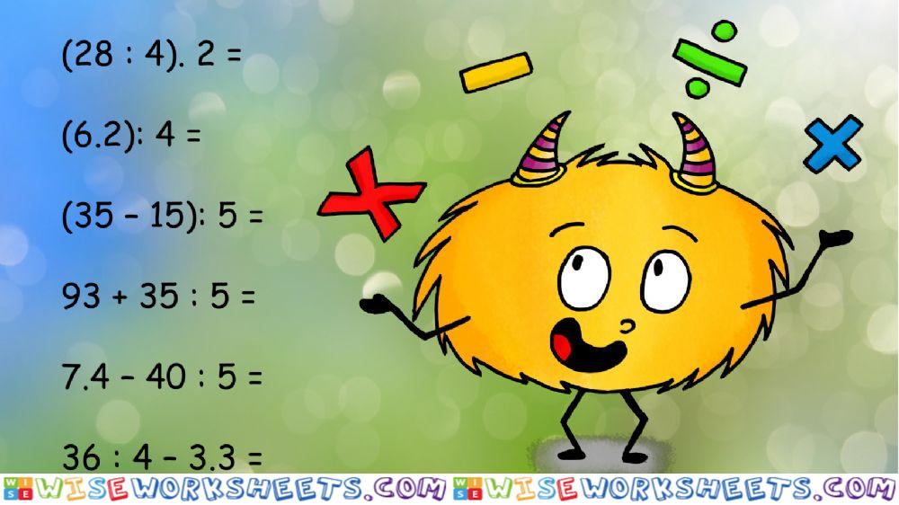 worksheet