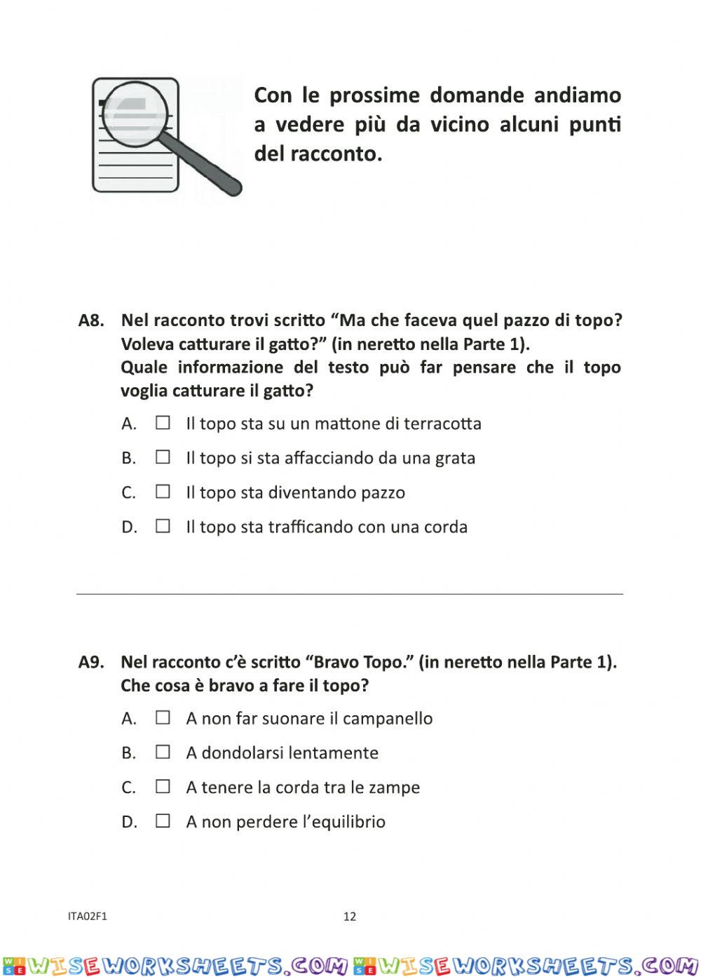 worksheet