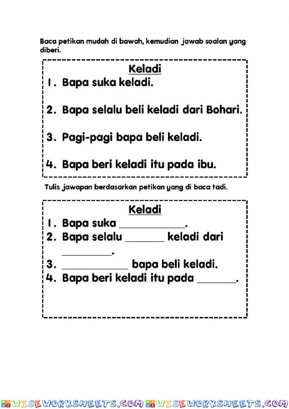 worksheet