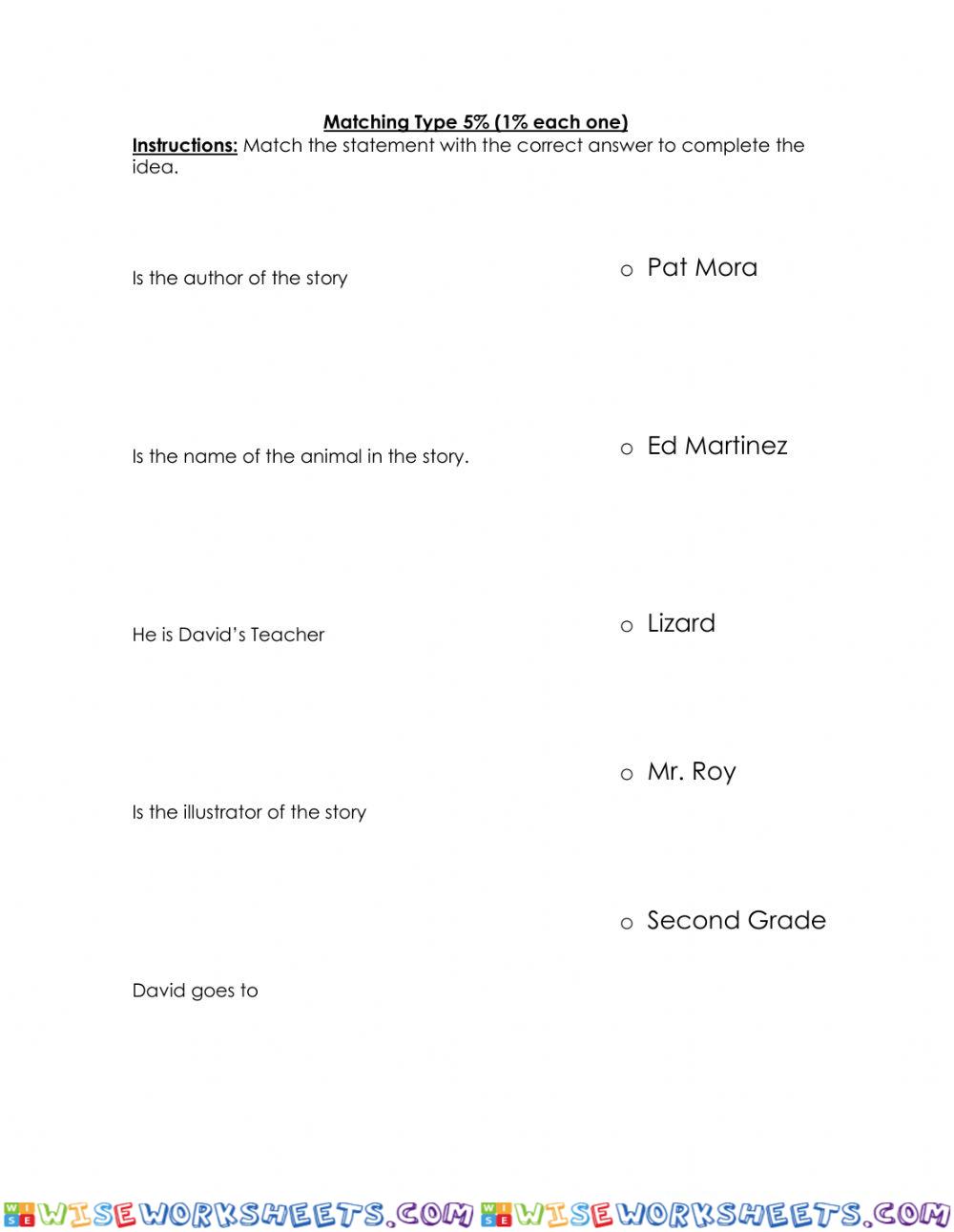 worksheet
