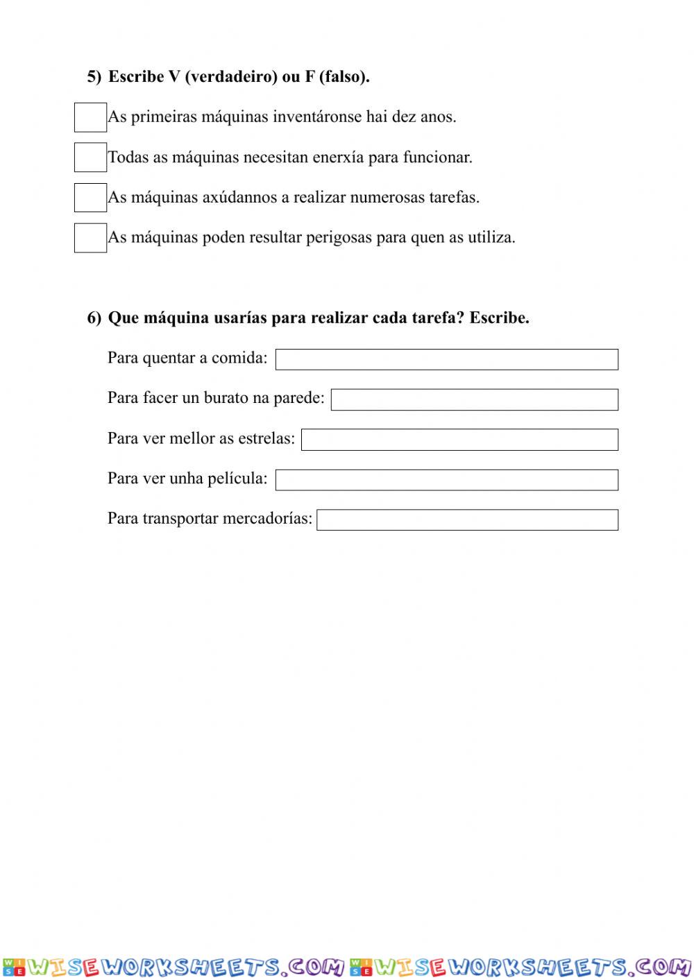 worksheet