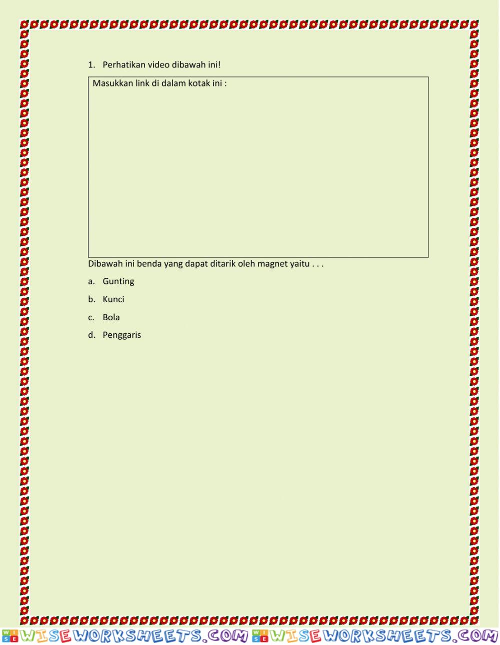 worksheet