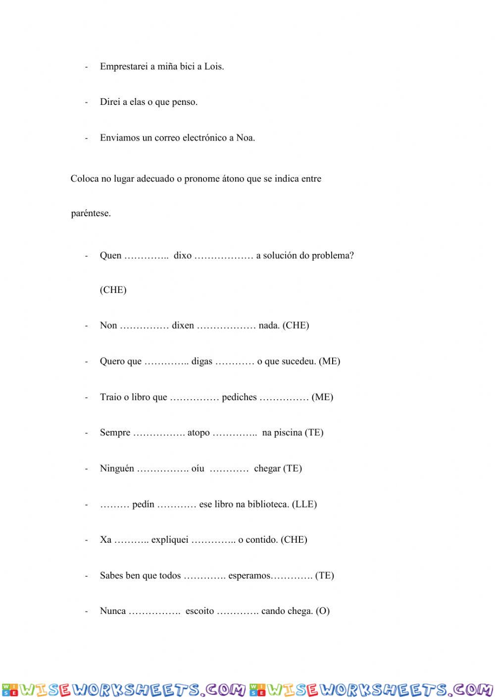 worksheet