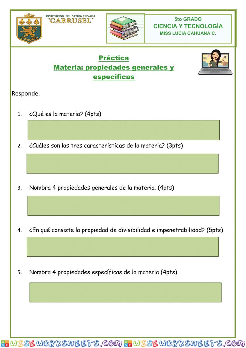 La materia