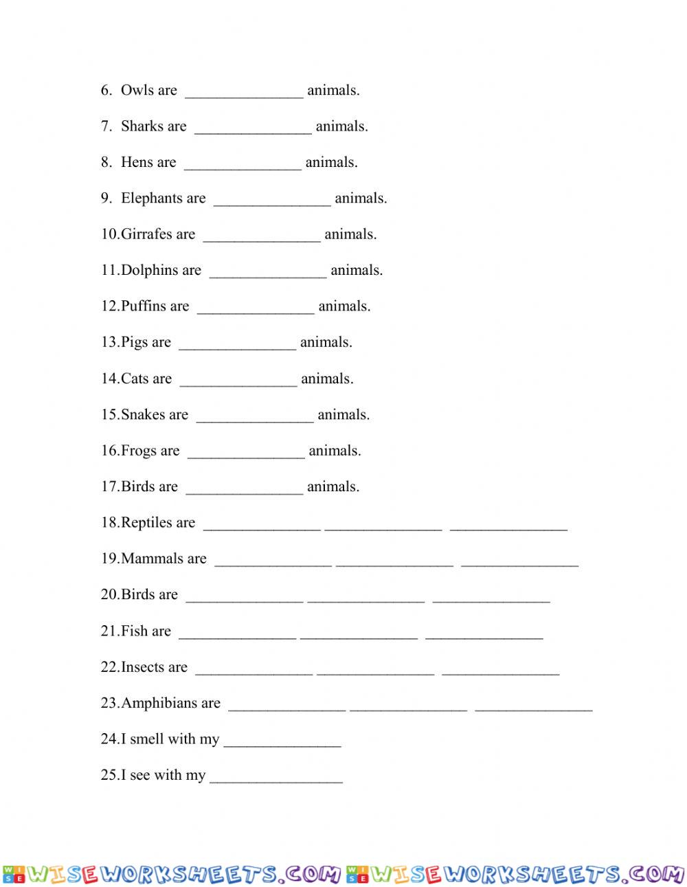 worksheet