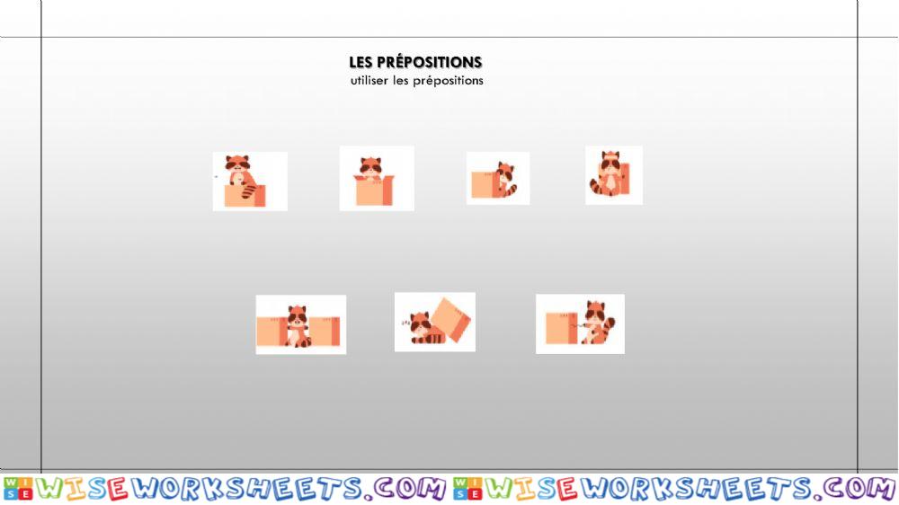 Les prepositions