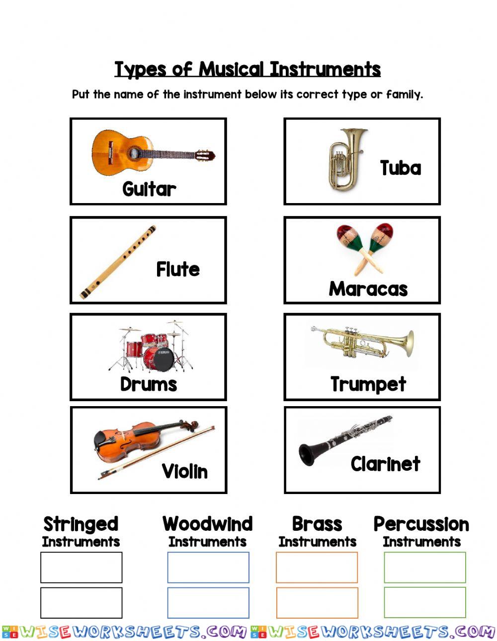 Types of Musical Instruments