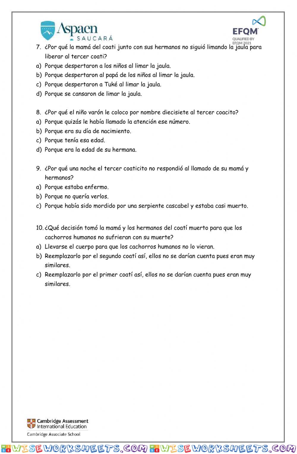 worksheet