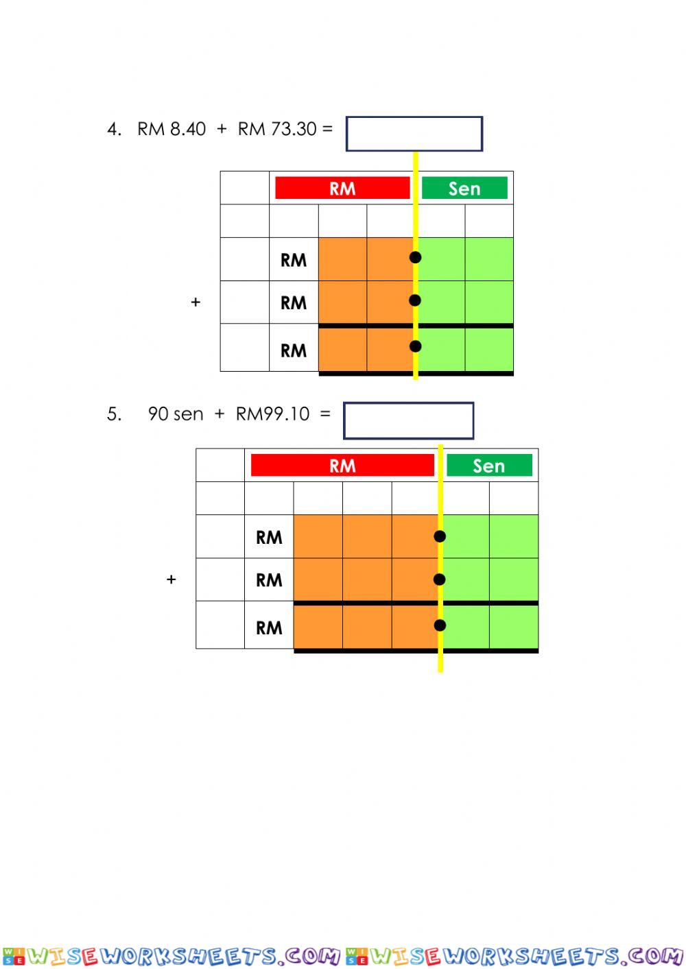 worksheet