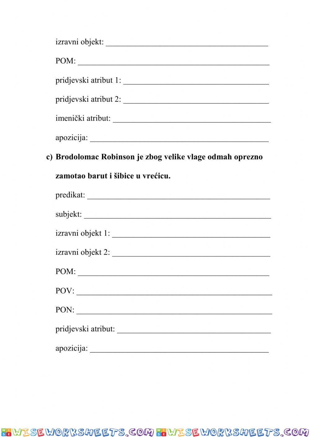 worksheet