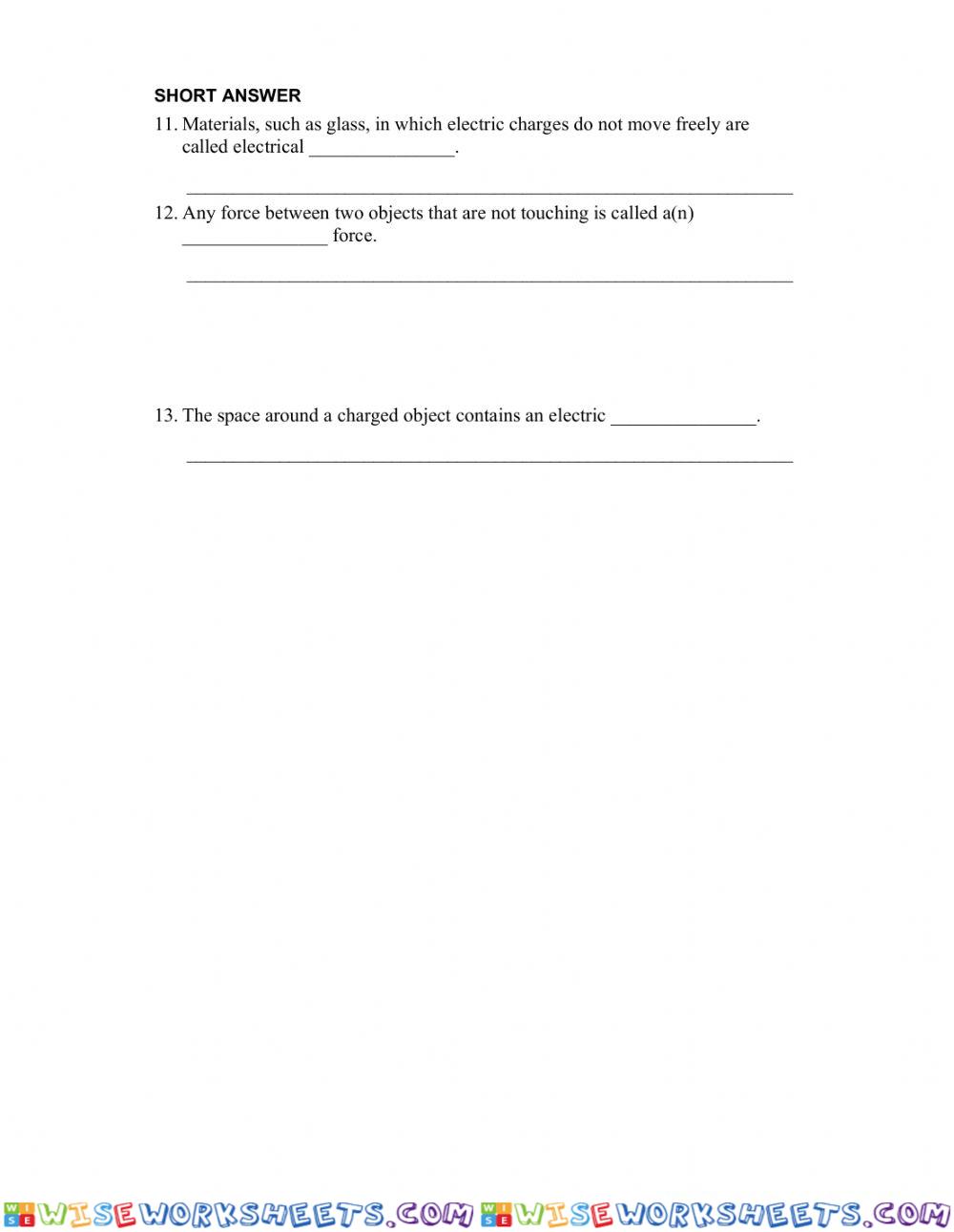 worksheet