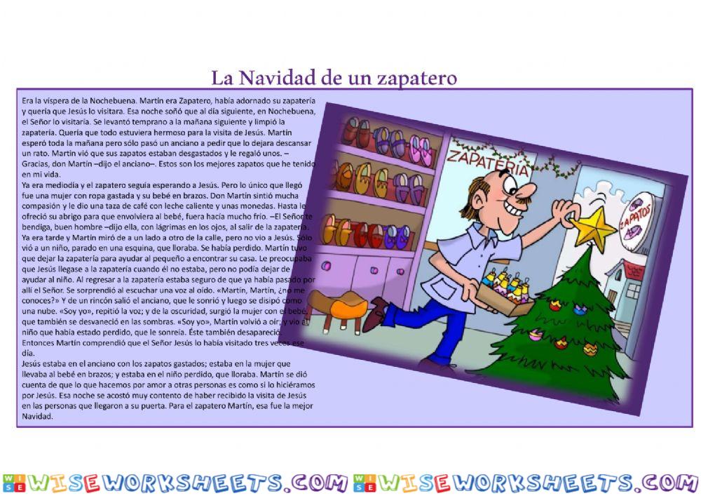 La navidad del zapatero