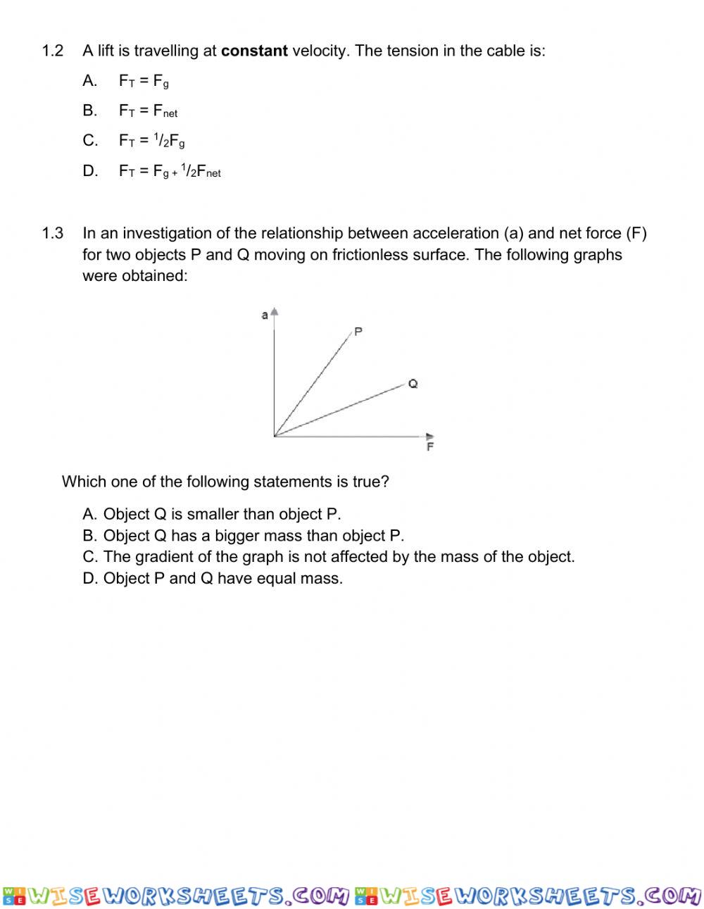 worksheet