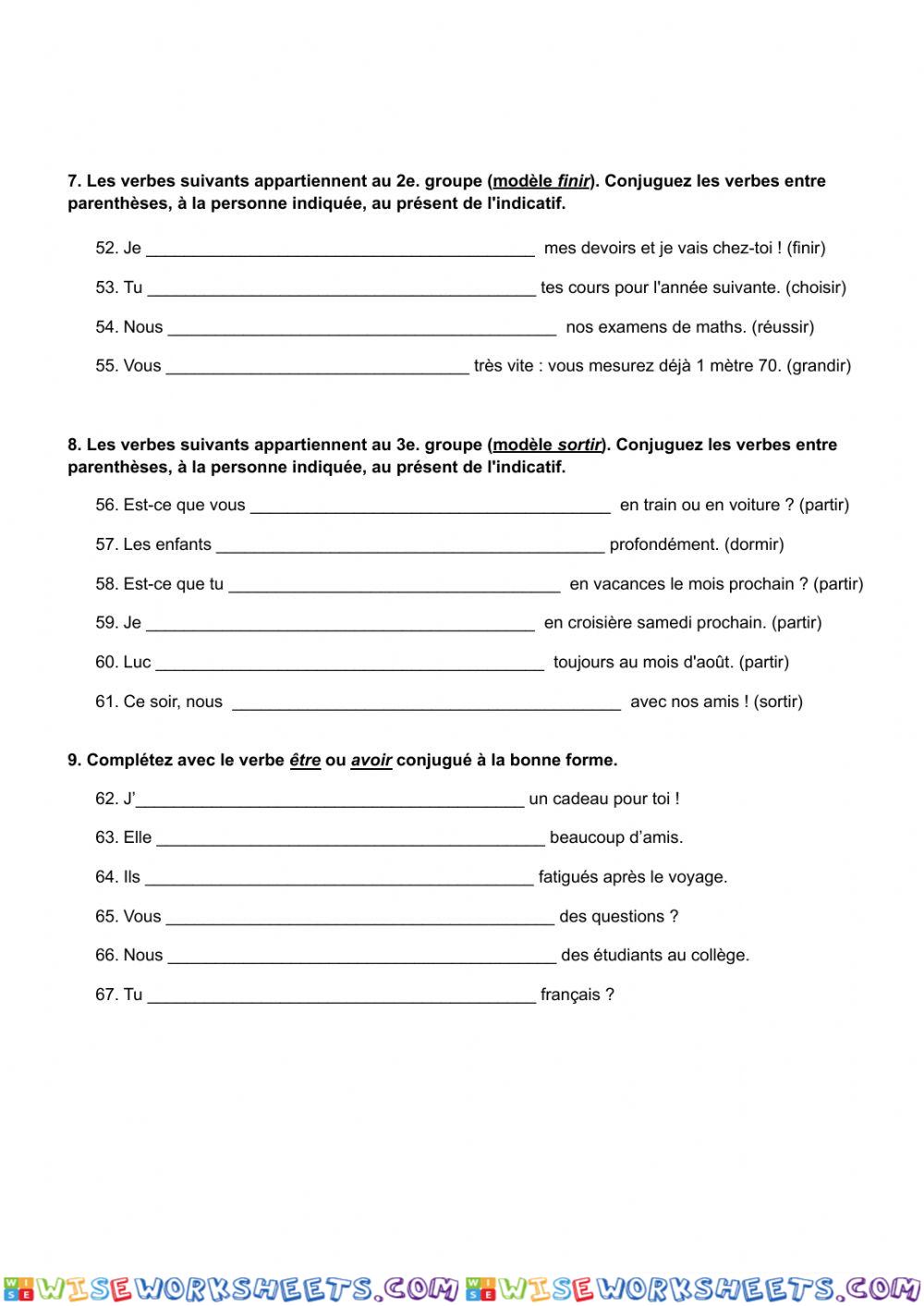 worksheet