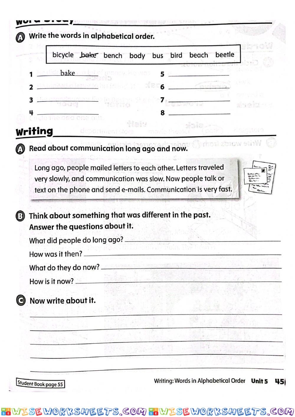 worksheet