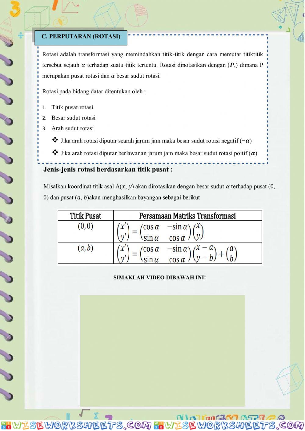 worksheet