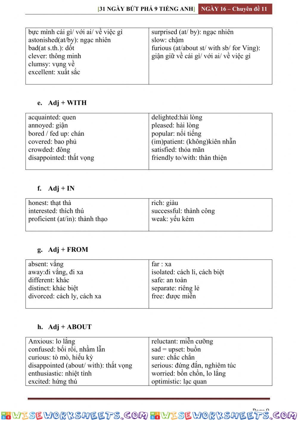 worksheet