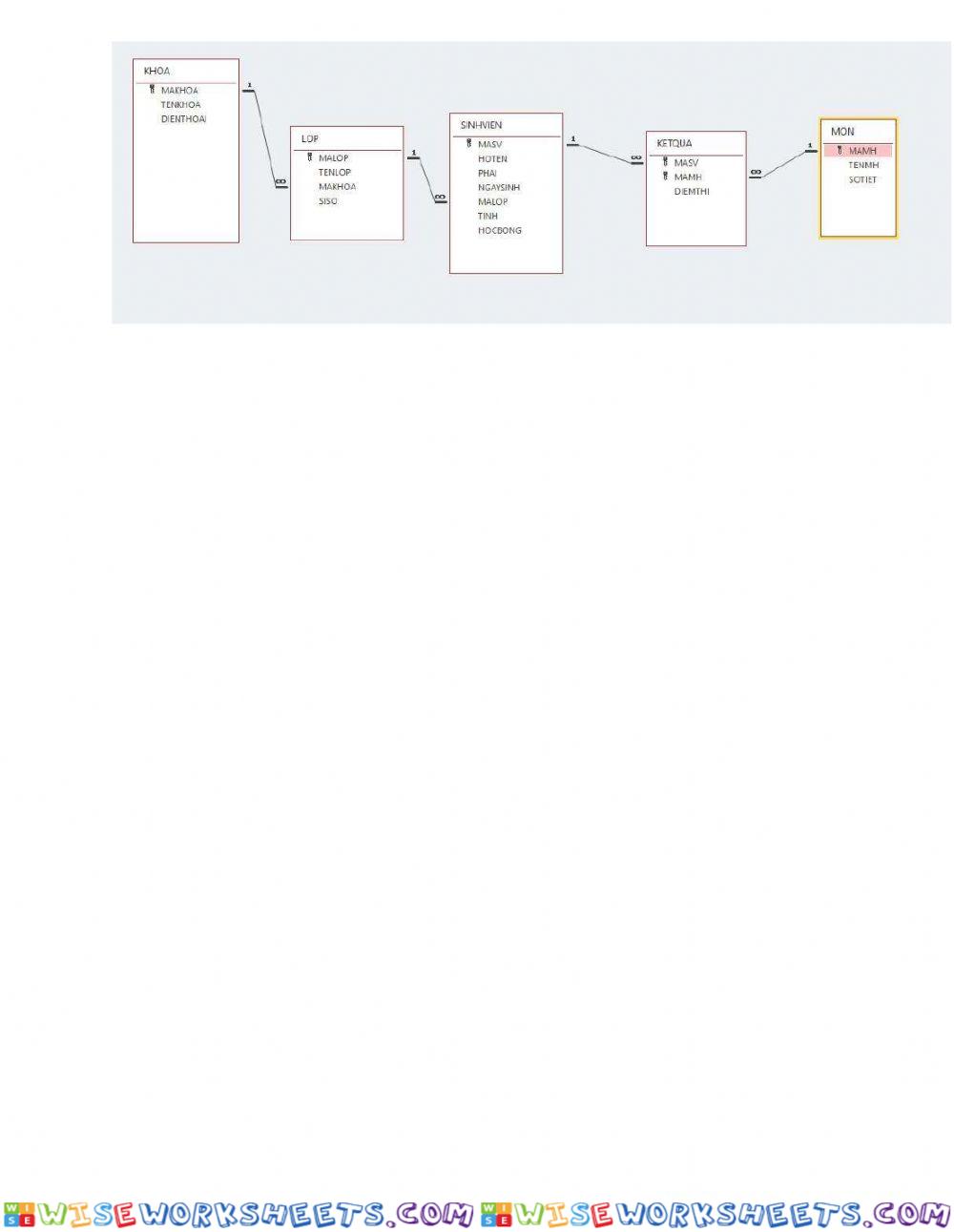 worksheet