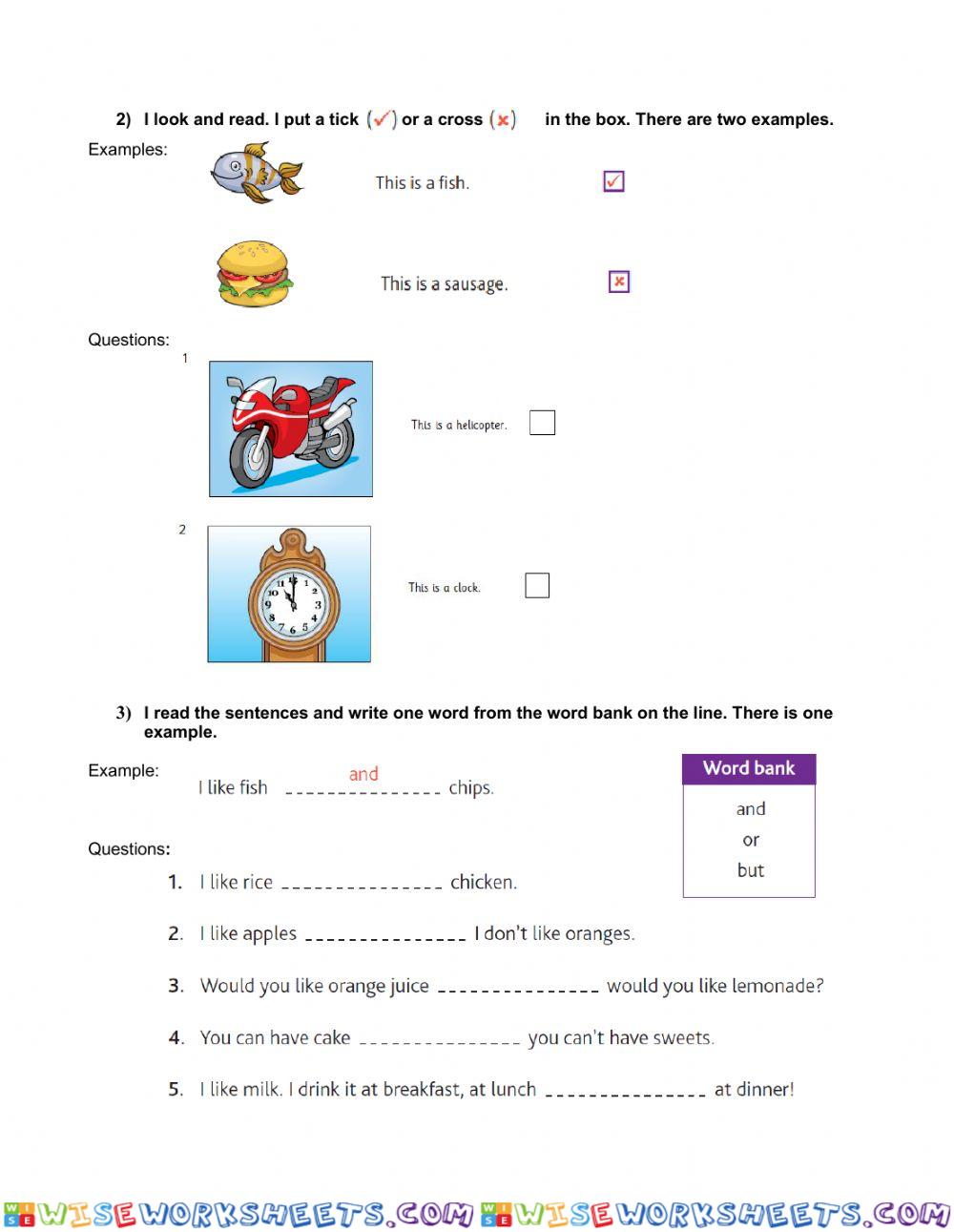 worksheet