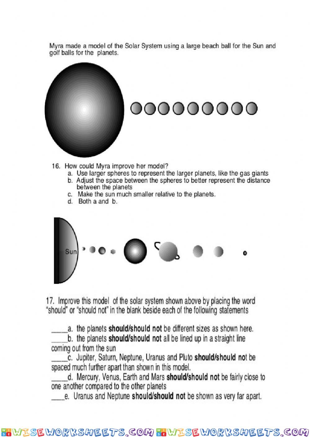 worksheet