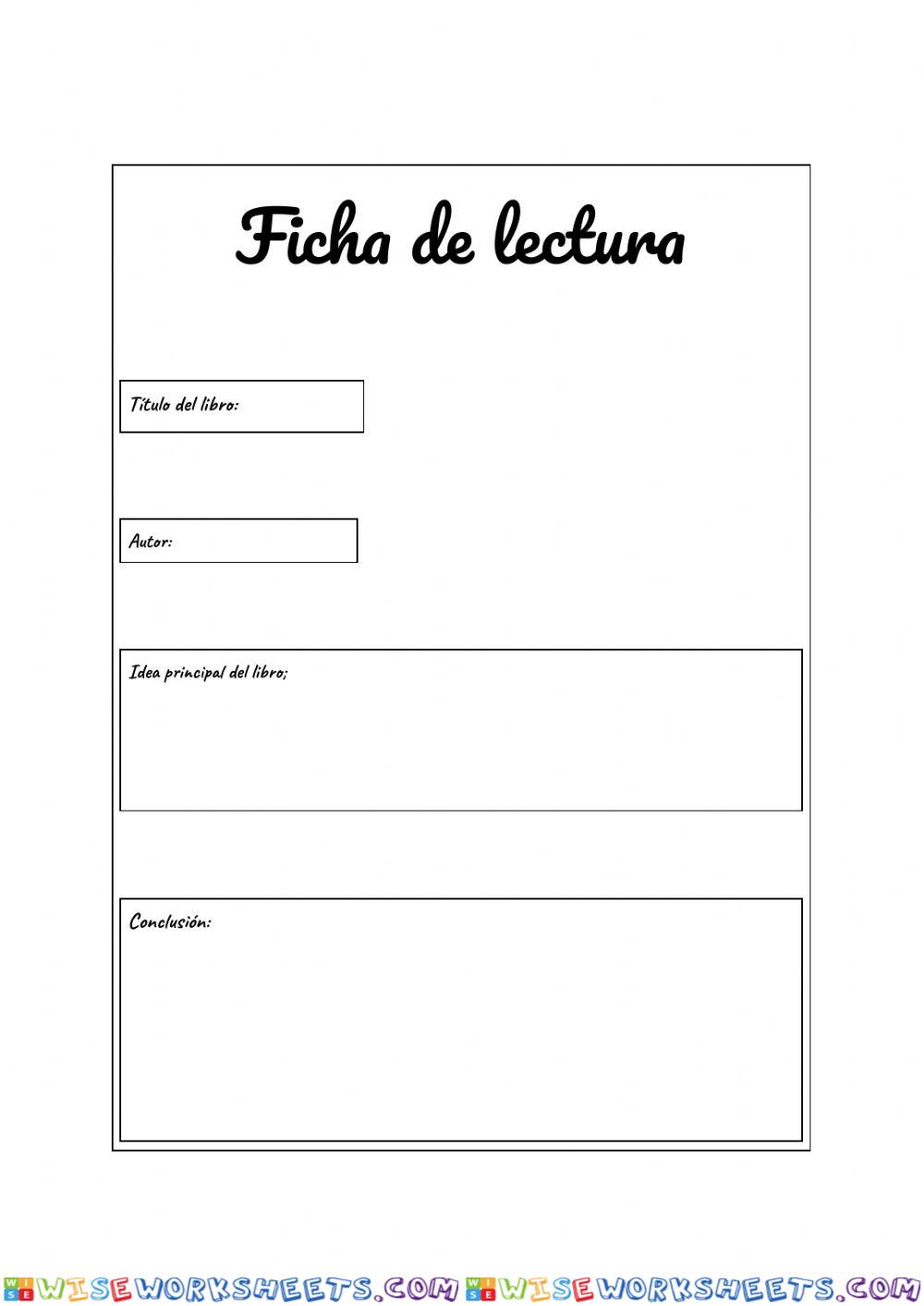 Ficha de lectura