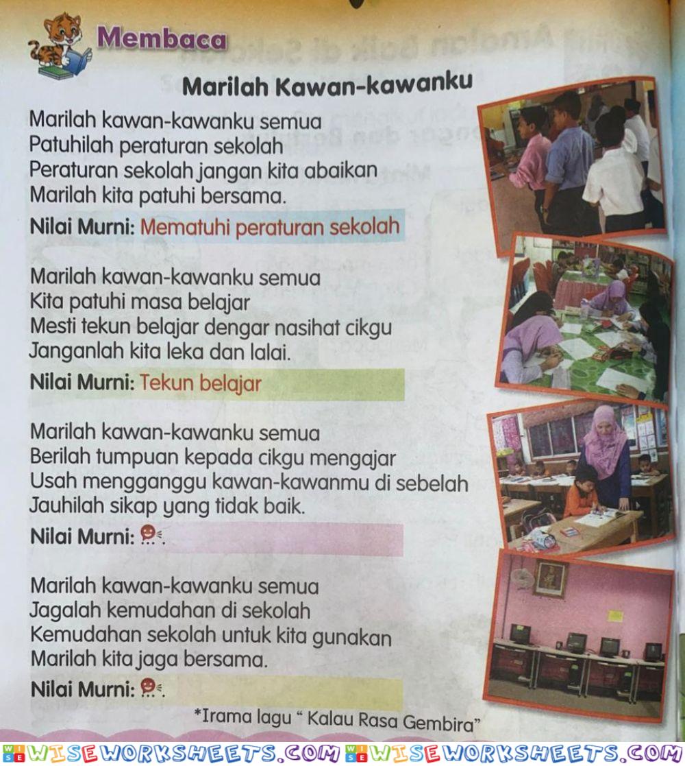 Nilai murni dalam lagu